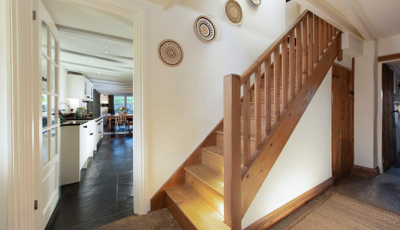 Time for bed.... head up the stairs where five gorgeous bedrooms await.