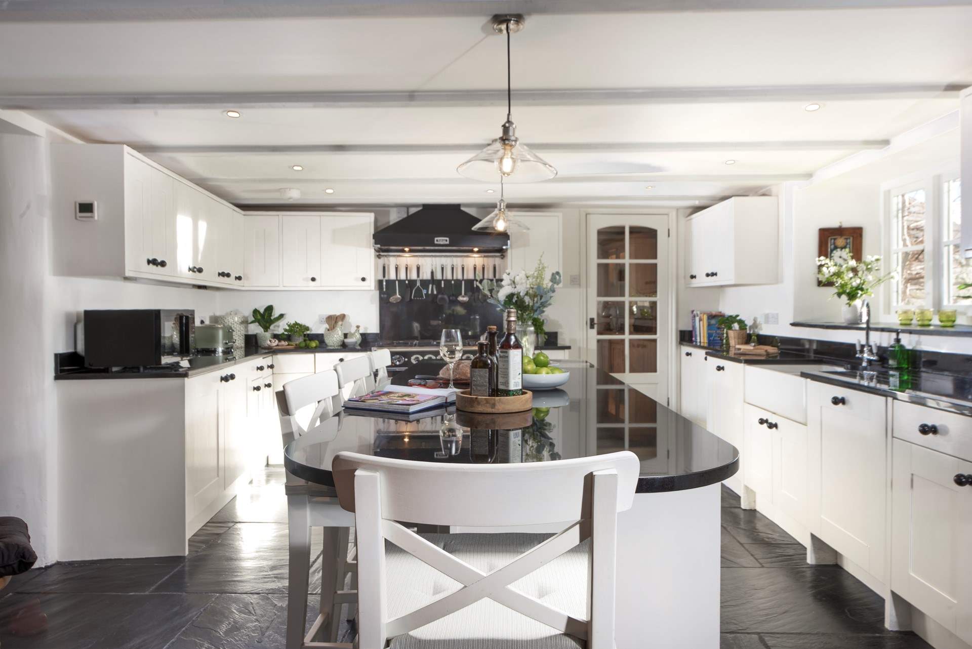 The kitchen is a dream for all budding chefs.