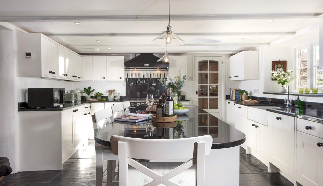 The kitchen is a dream for all budding chefs.