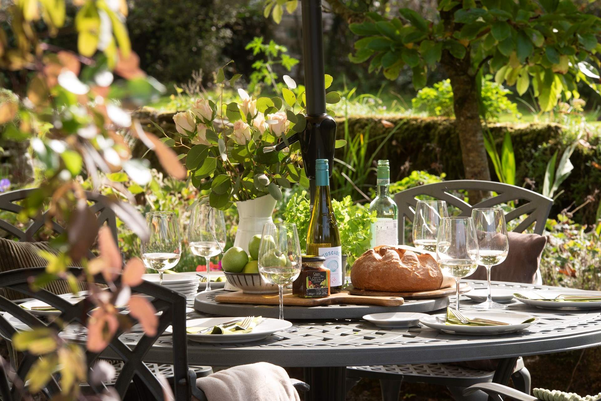 Savour meals outdoors in the tranquil garden setting.