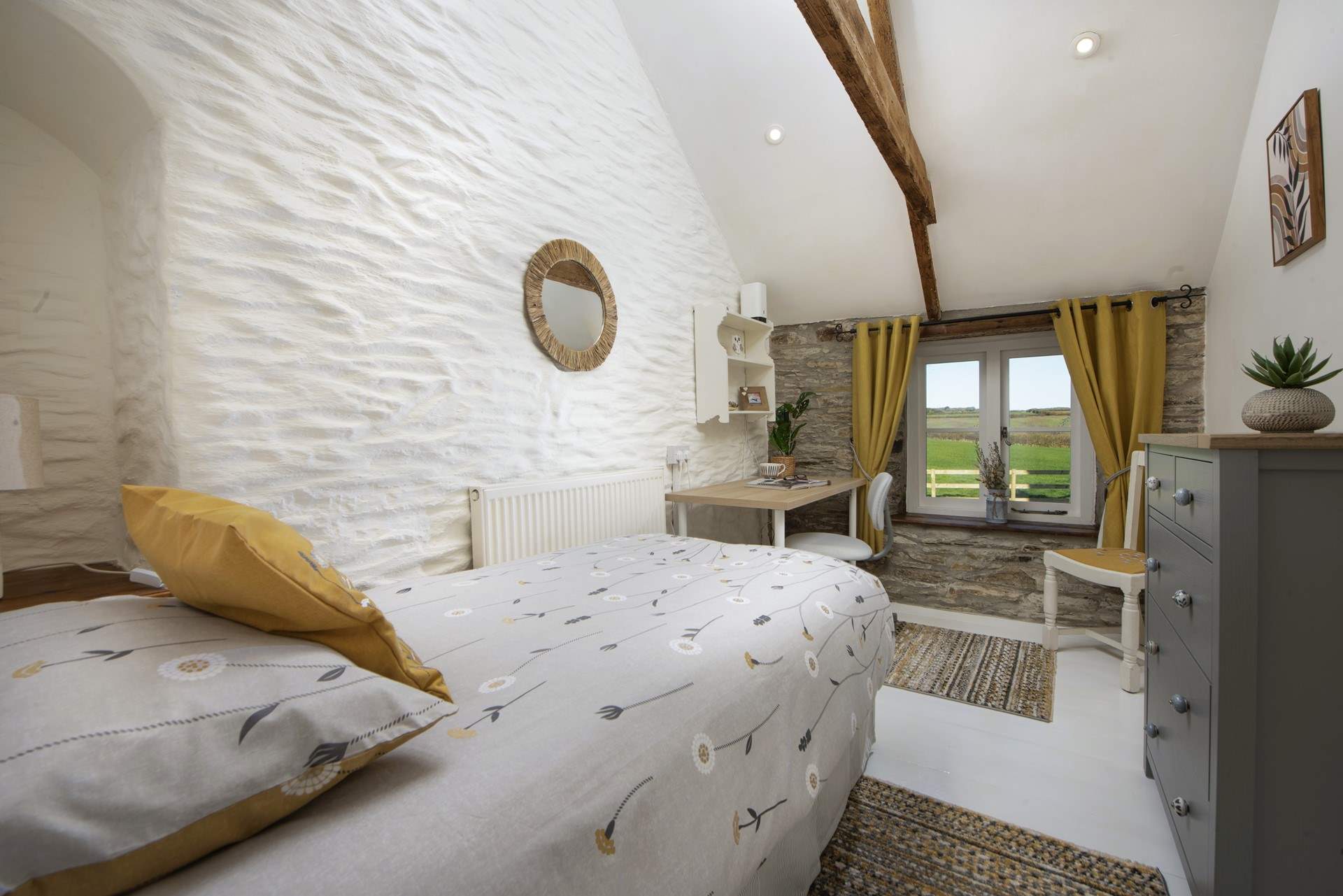 Bedroom 5 is quite charming.