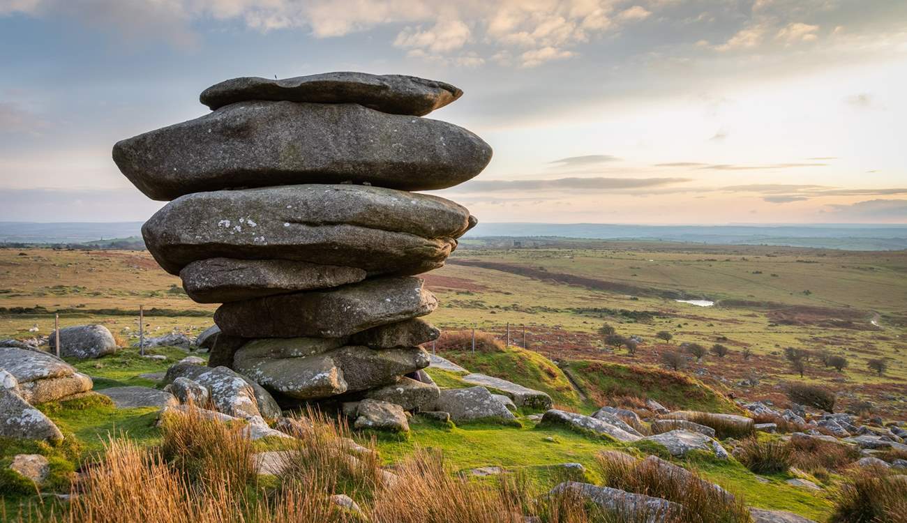 The dramatic landscape of Bodmin Moor is a rambler's paradise.