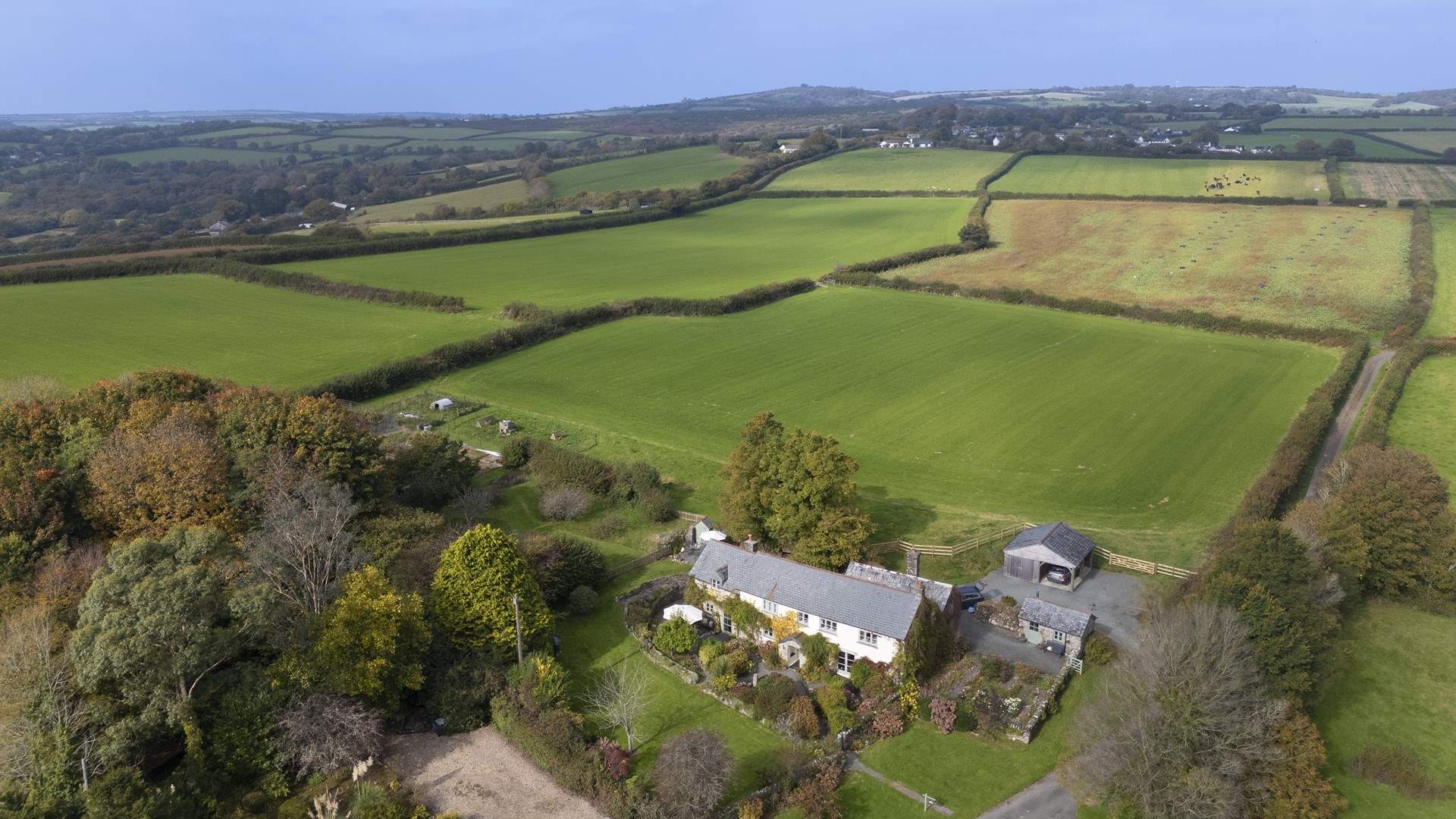 Higher Trevorder Farmhouse, set in the heart of the beautiful Cornish countryside.