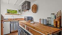 Plentiful worktop space to whip up that special feast.