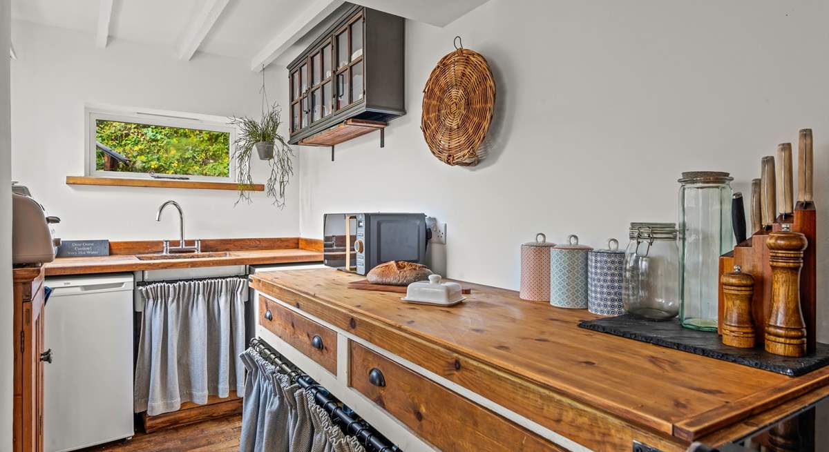Plentiful worktop space to whip up that special feast.