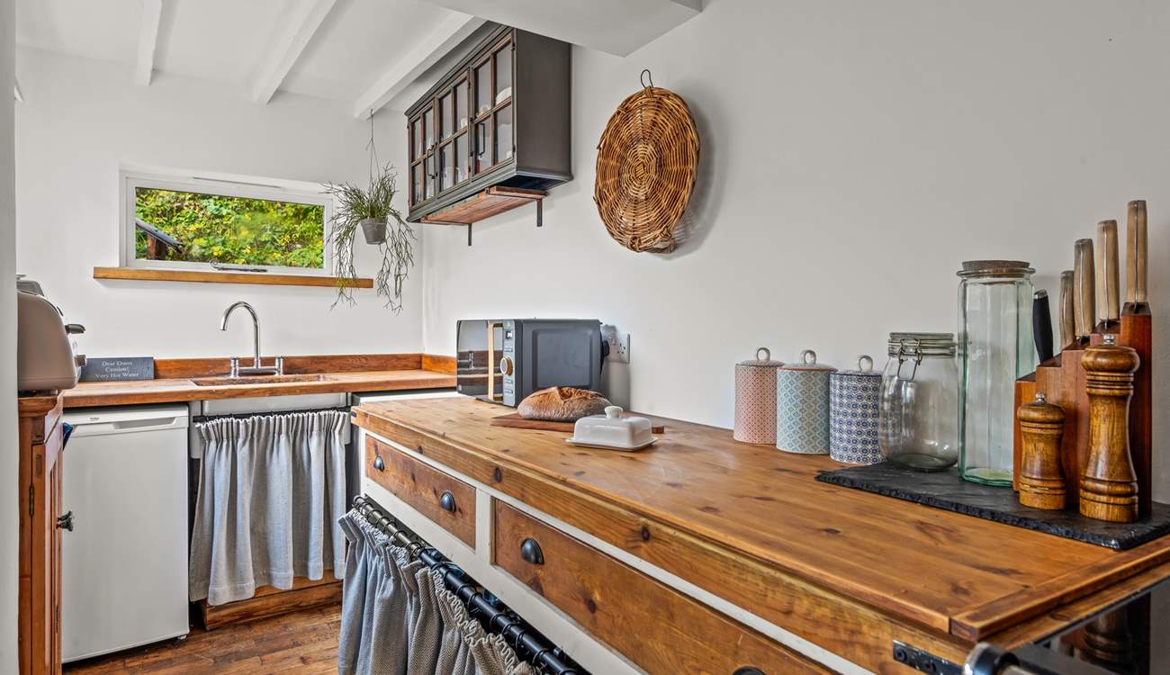 Plentiful worktop space to whip up that special feast.
