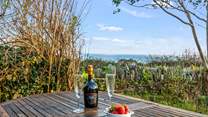 Venturing up the steps to the top garden will open up stunning sea views. Definitely a spot to sit and take in the true beauty of your surroundings.
