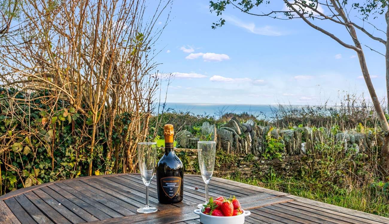 Venturing up the steps to the top garden will open up stunning sea views. Definitely a spot to sit and take in the true beauty of your surroundings.