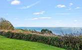 Magnificent countryside and sea views can be enjoyed from the top garden seating area. - Thumbnail Image