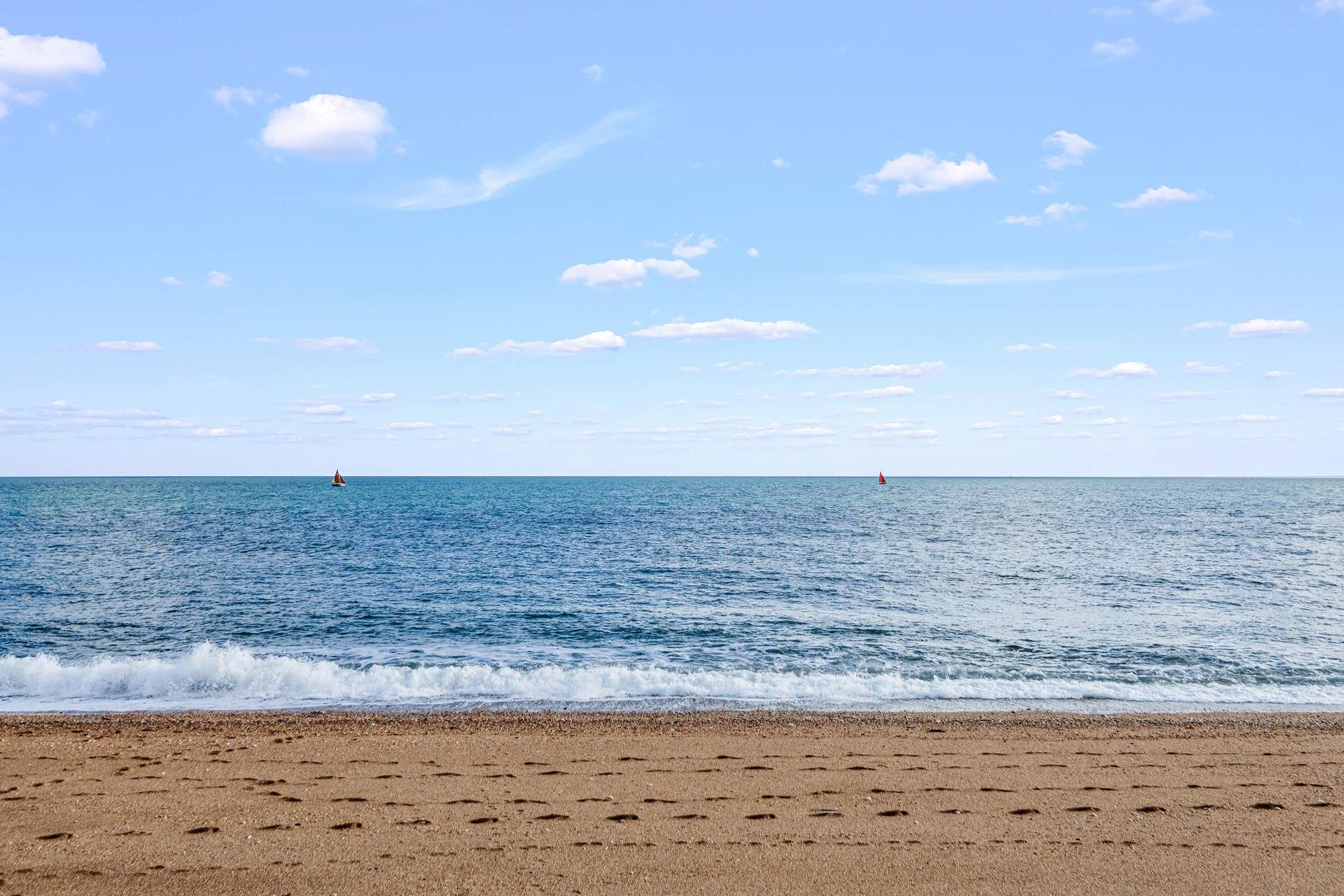 Watersports continue all year round along this beautiful coastline.