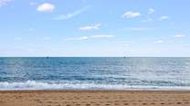Watersports continue all year round along this beautiful coastline.