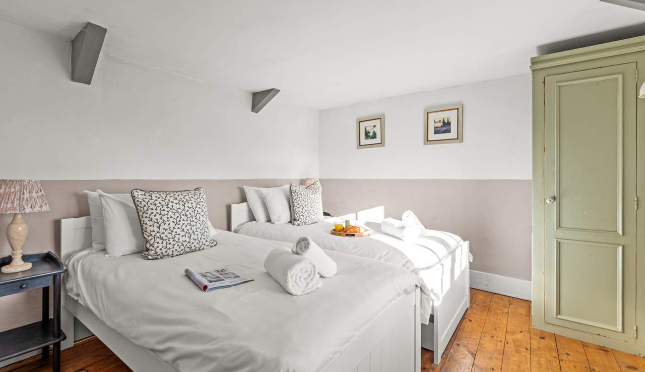 The light pours into bedroom 2.