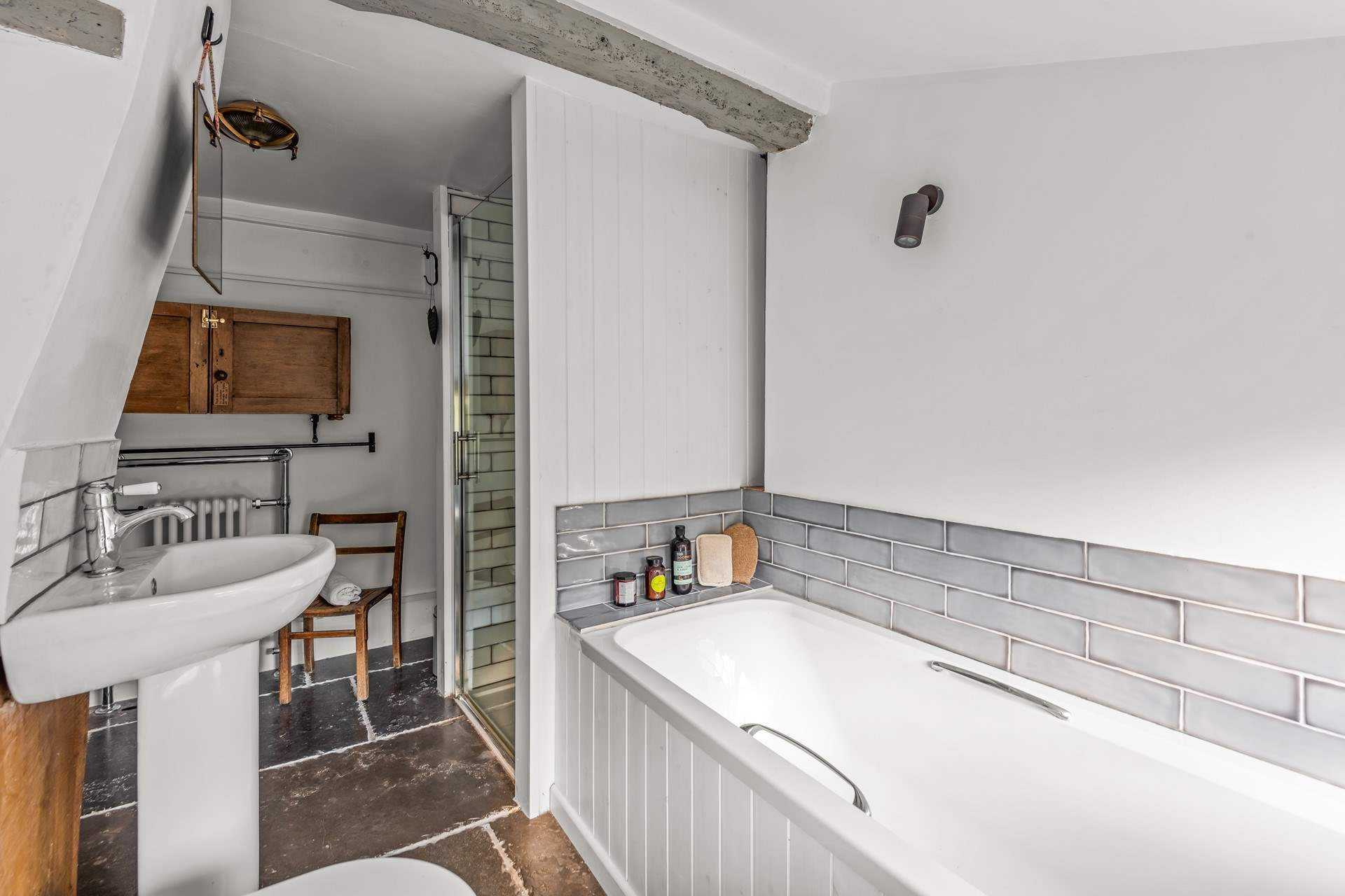 The family bathroom on the first floor.