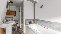The family bathroom on the first floor.