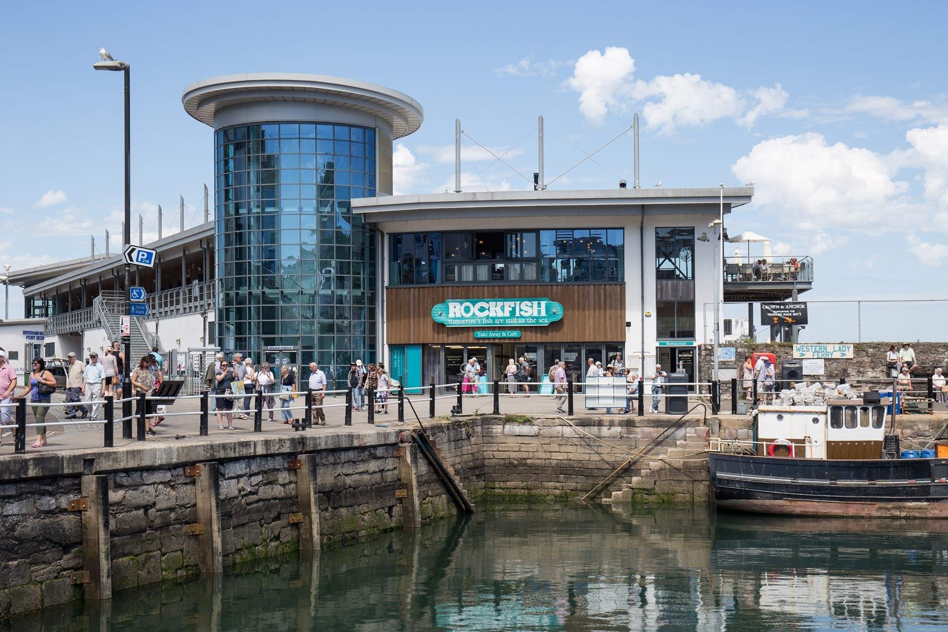 Bustling Brixham is well worth a visit.