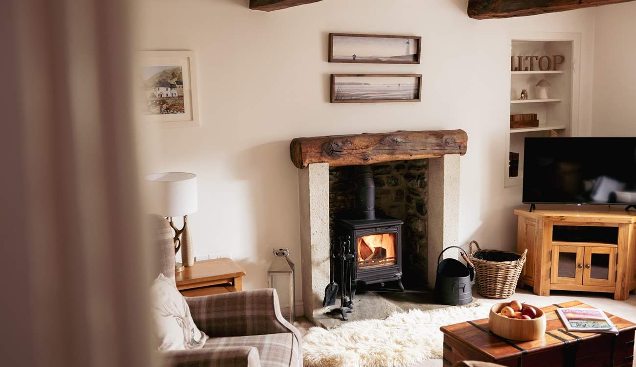 Anytime is the perfect time for a stay at Hill Top Cottage. It's always cosy and warm.