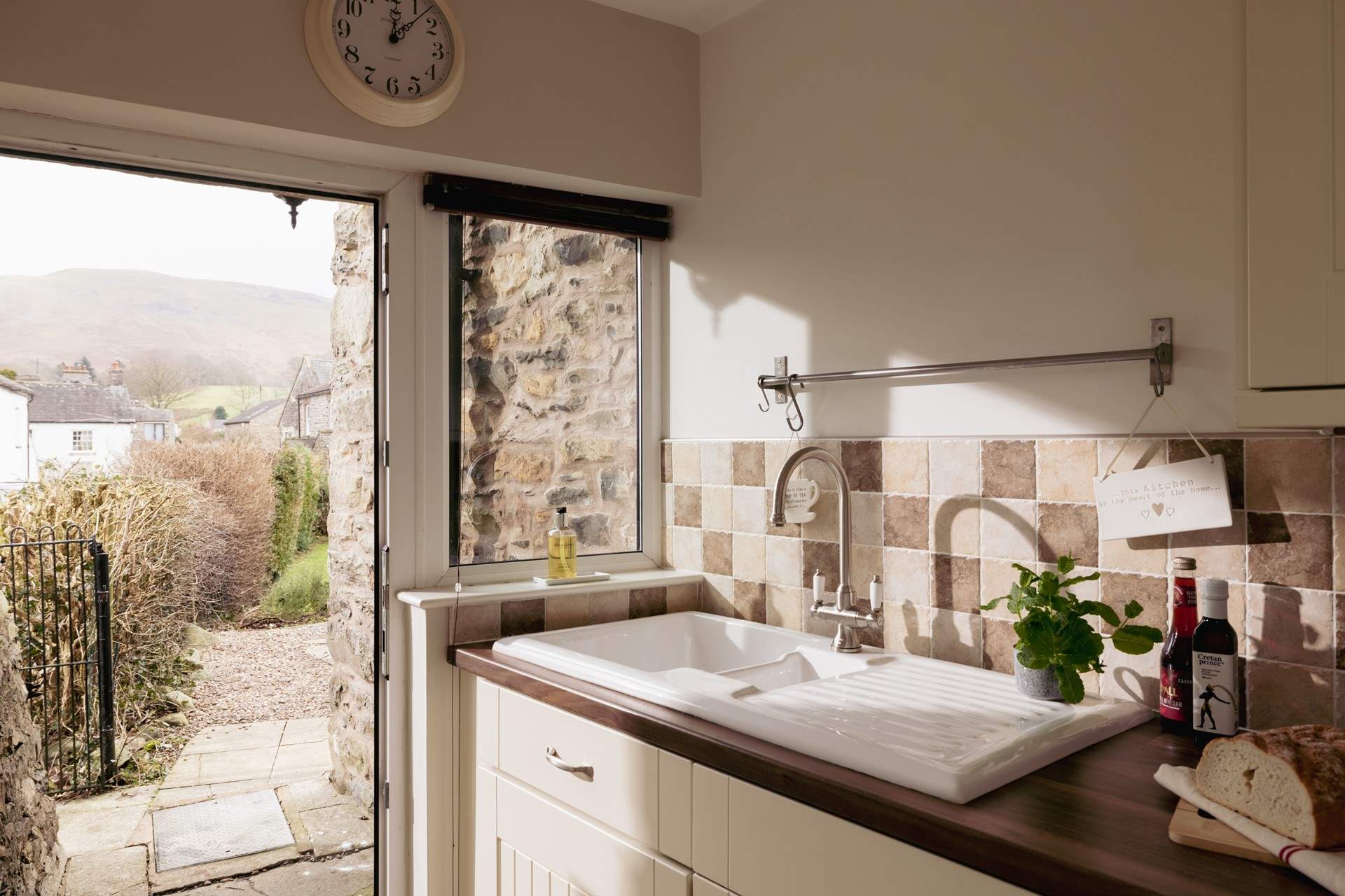 Al fresco dining is easy and the view is a delight.