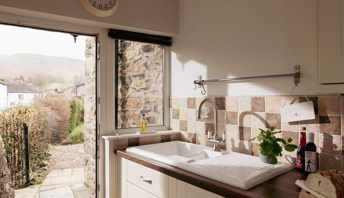 Al fresco dining is easy and the view is a delight.