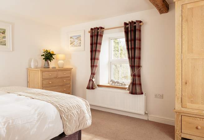 There's plenty of storage for your holiday wardrobe. 