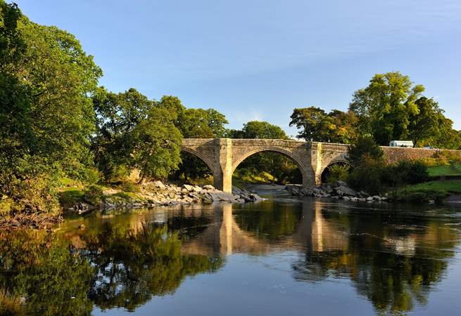 Enjoy a riverside stroll at Devil's Bridge.