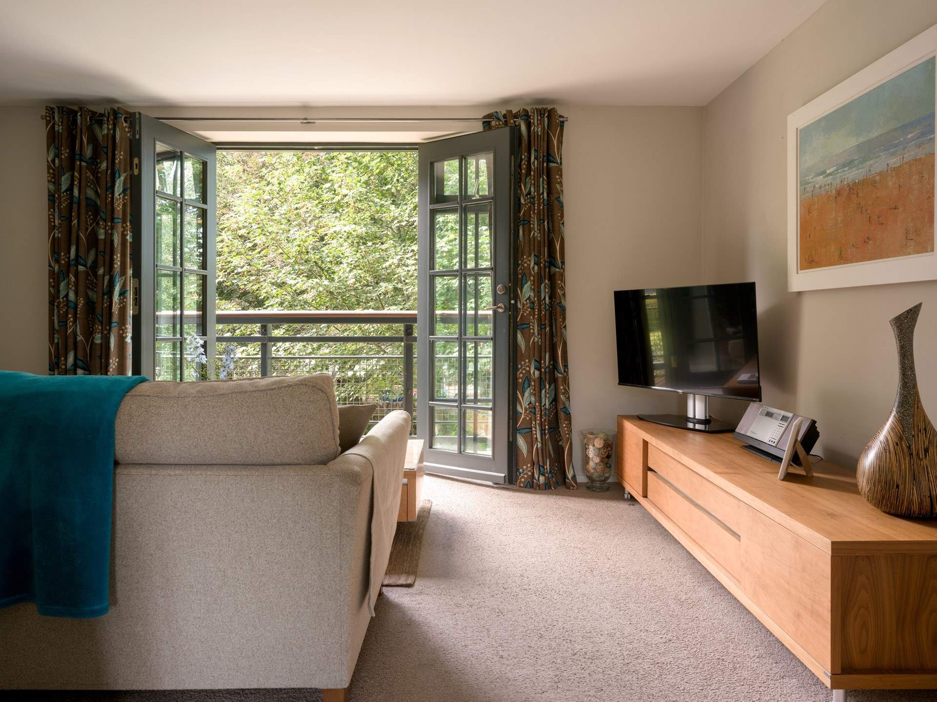 After a day out exploring, come back and relax at your riverside retreat.