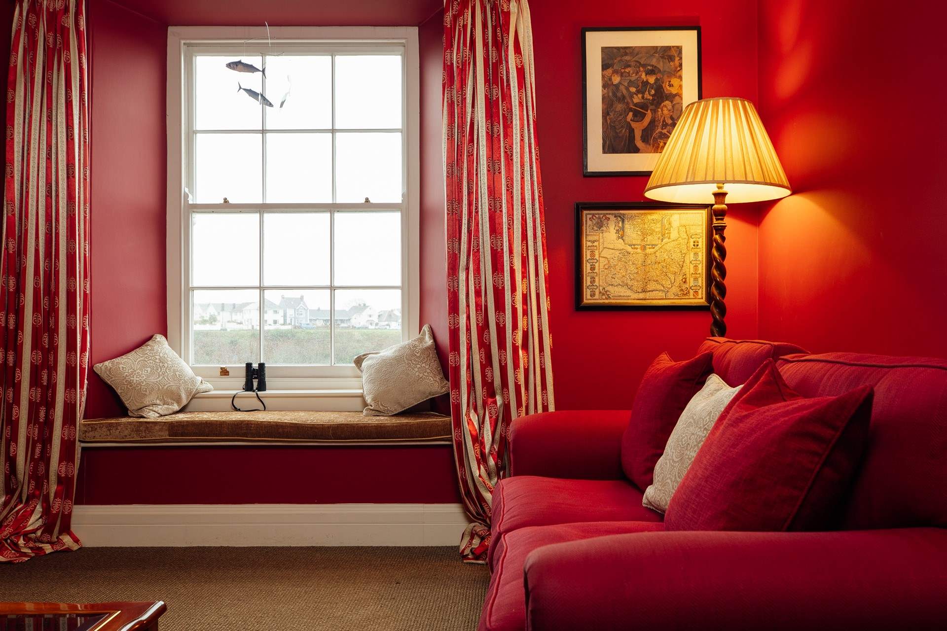 Sink into the luxurious sofas and relax. 