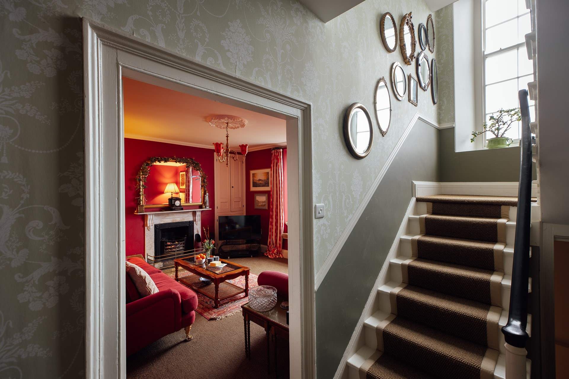 Climb the stairs and take in the far reaching coastal view. 