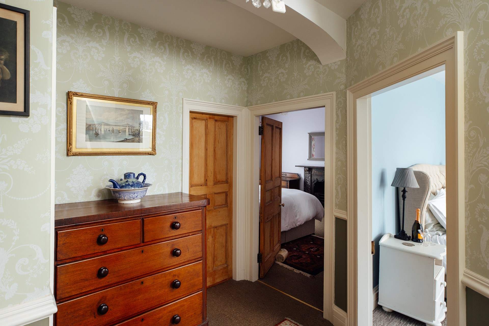 Climb the stairs to the three double first floor bedrooms and family bathroom. In early 2026, a fourth single bedroom is becoming available. 