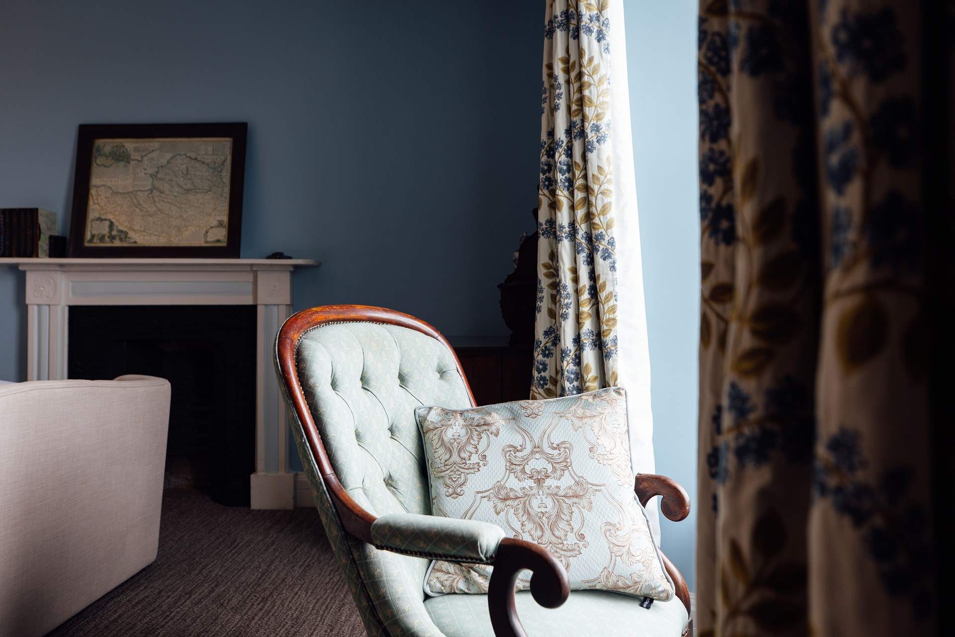 Take time out in the captain's room with a good book, gazing at the views. 