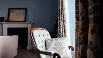 Take time out in the captain's room with a good book, gazing at the views. 