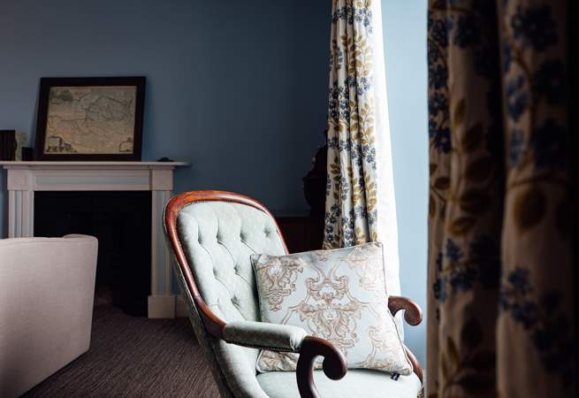 Take time out in the captain's room with a good book, gazing at the views. 