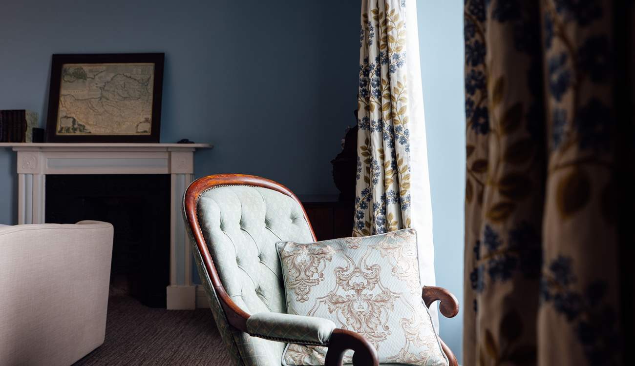 Take time out in the captain's room with a good book, gazing at the views. 