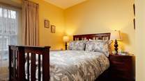 Double bedroom located next to the bathroom on the first floor. 