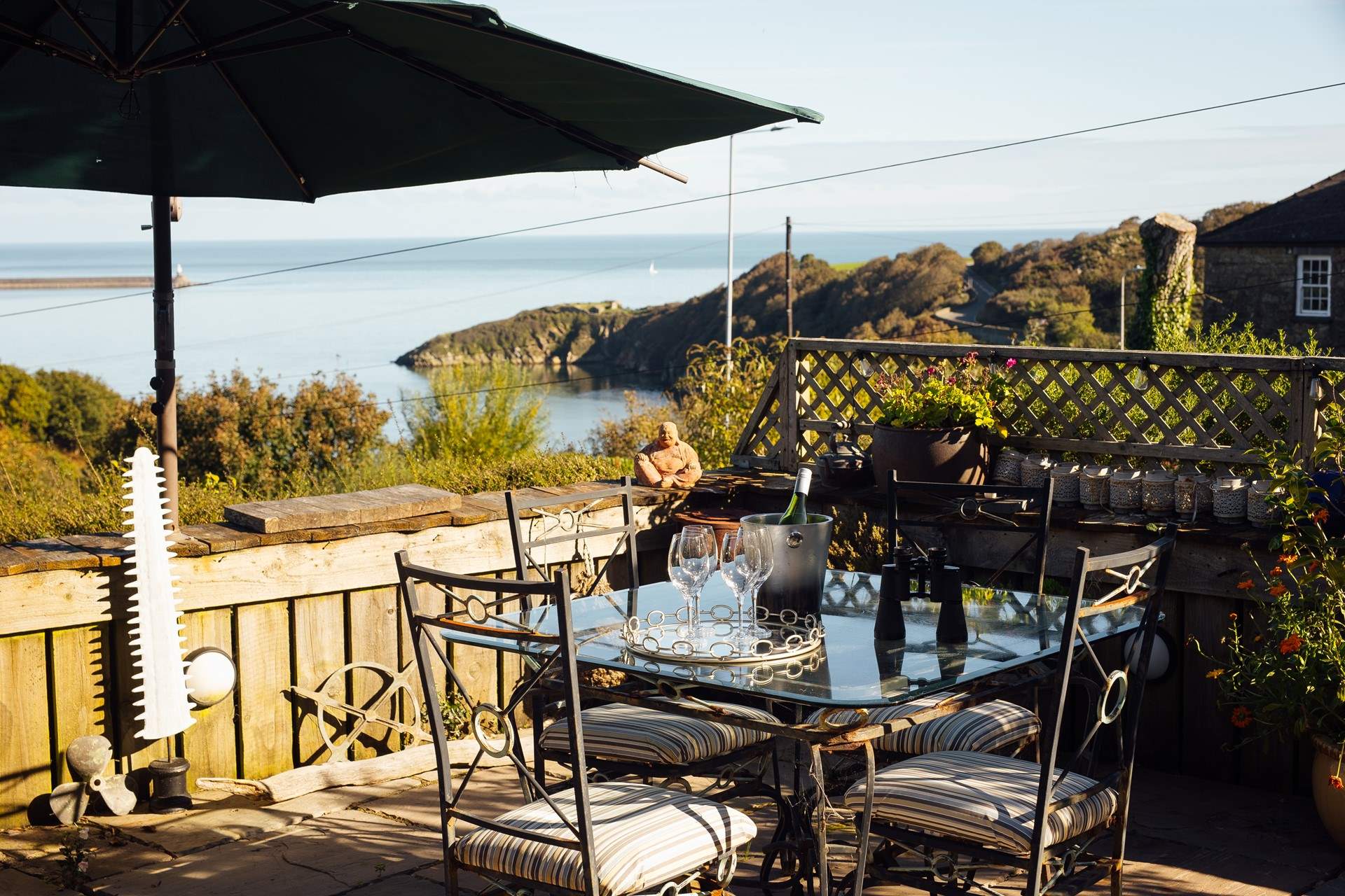 Perfect spot for a sundowner or sunny breakfast.