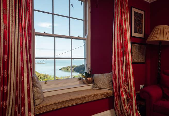 Spellbinding sea views from the sitting-room. 