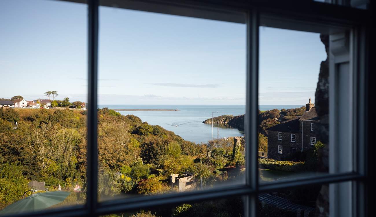 Gaze across the coast from the half-landing. 