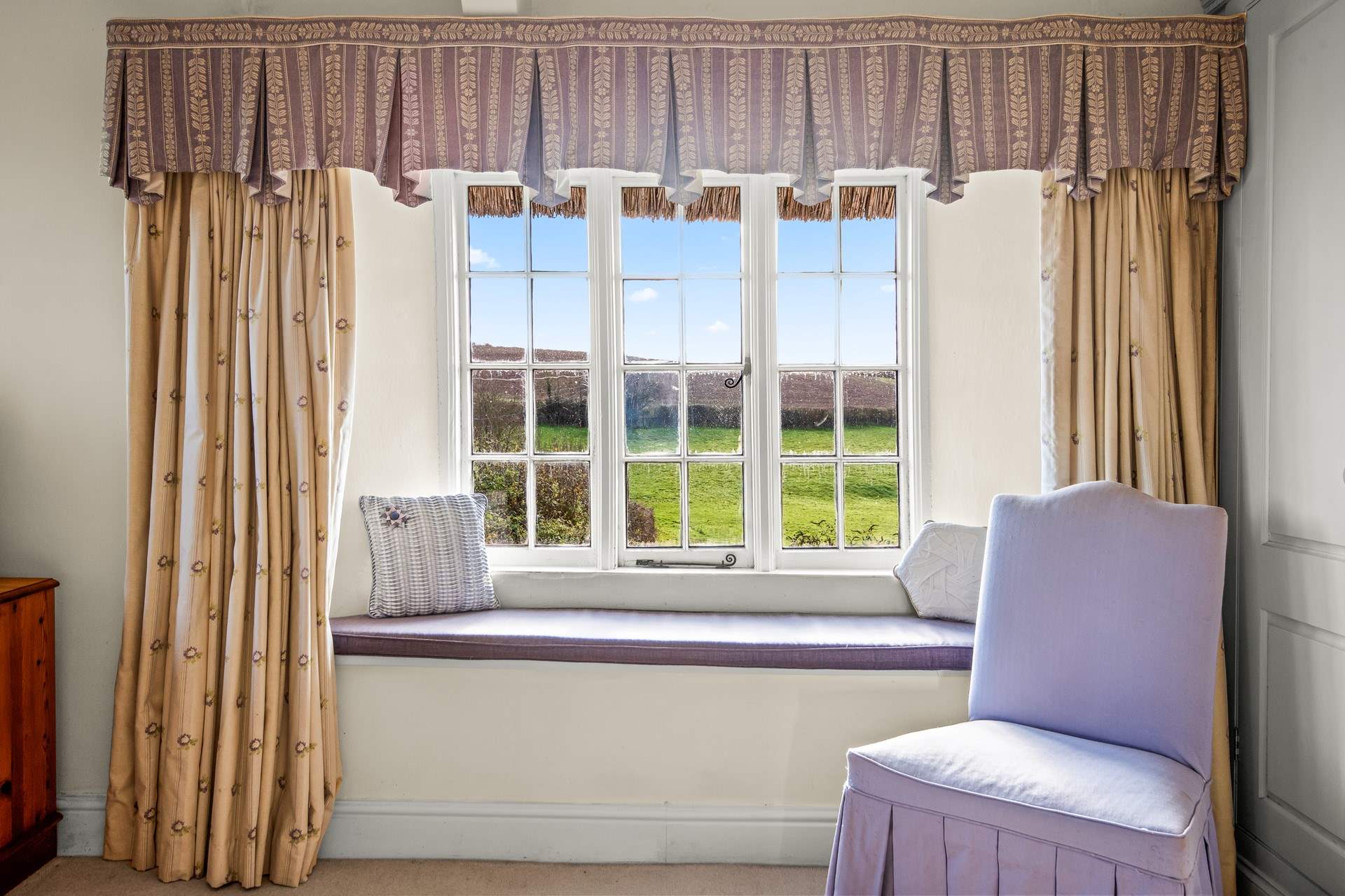 The views from bedroom 2 are stunning all year round.