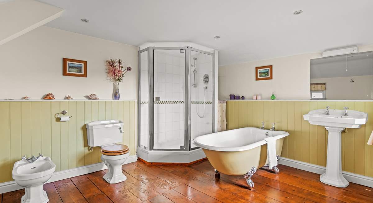 The en suite bathroom to bedroom 2. 