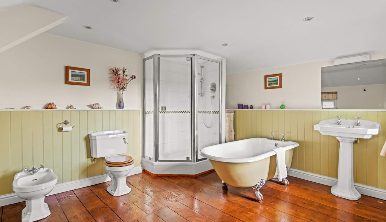 The en suite bathroom to bedroom 2. 