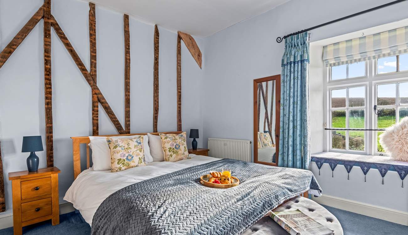 Bedroom 3 is home to a king-size bed and is beautifully finished.