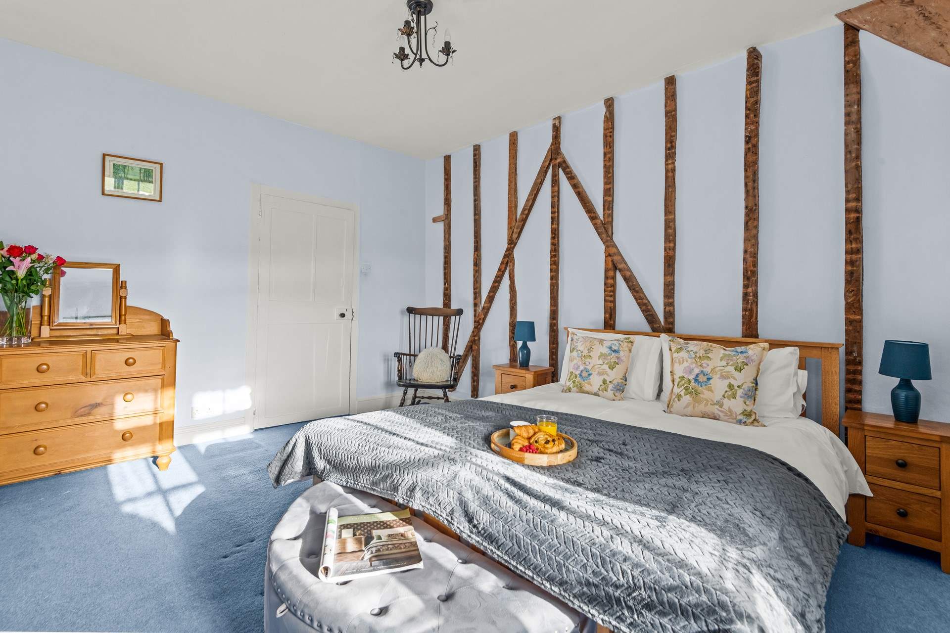 Bedroom 3 oozes comfort and warmth.