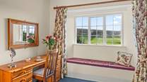 Superb views from bedroom 4.