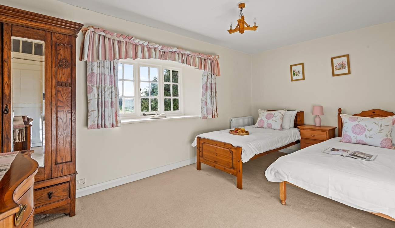 Bedroom 5 is home to this sweet twin room.