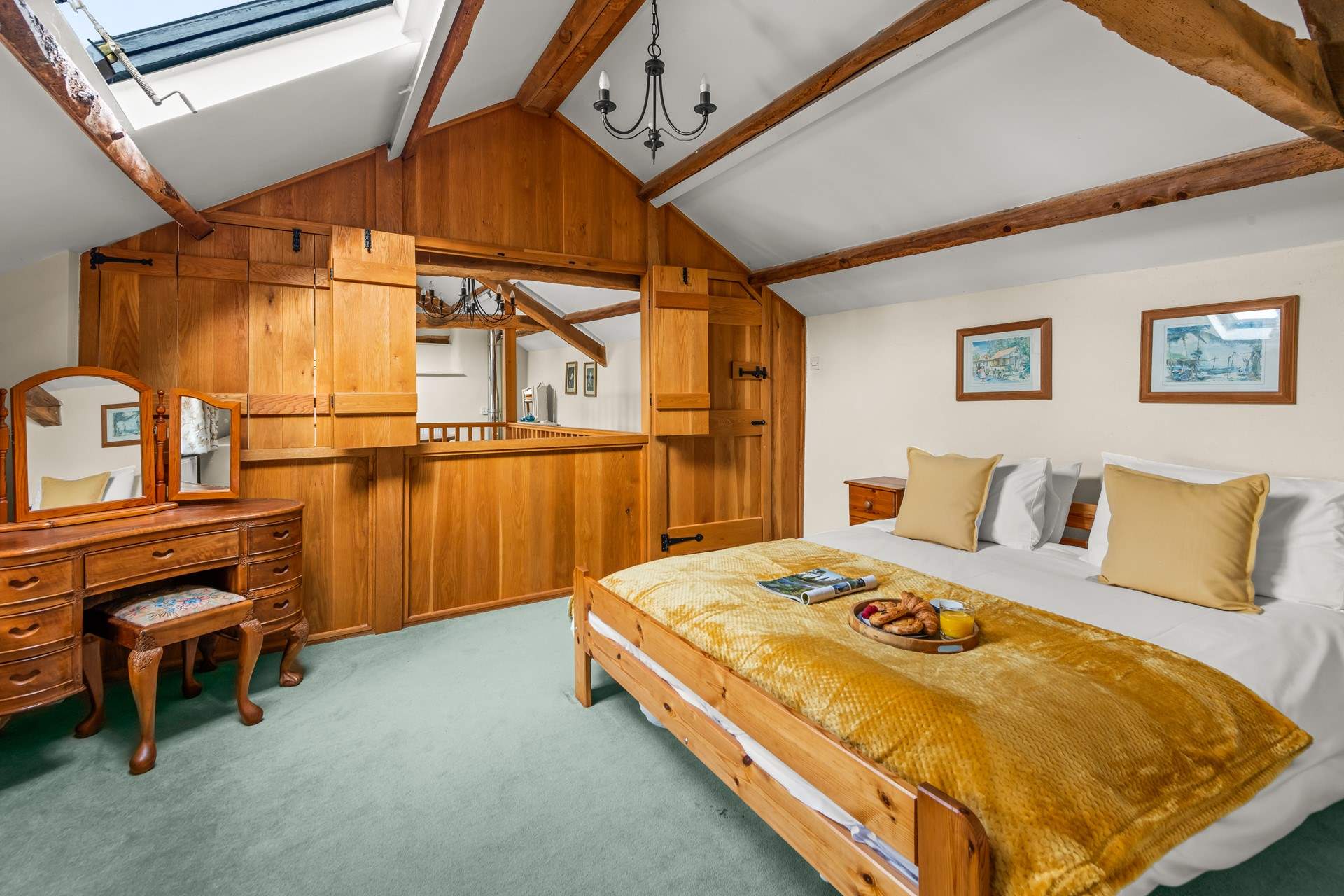 Bedroom 1 is a king-size room.