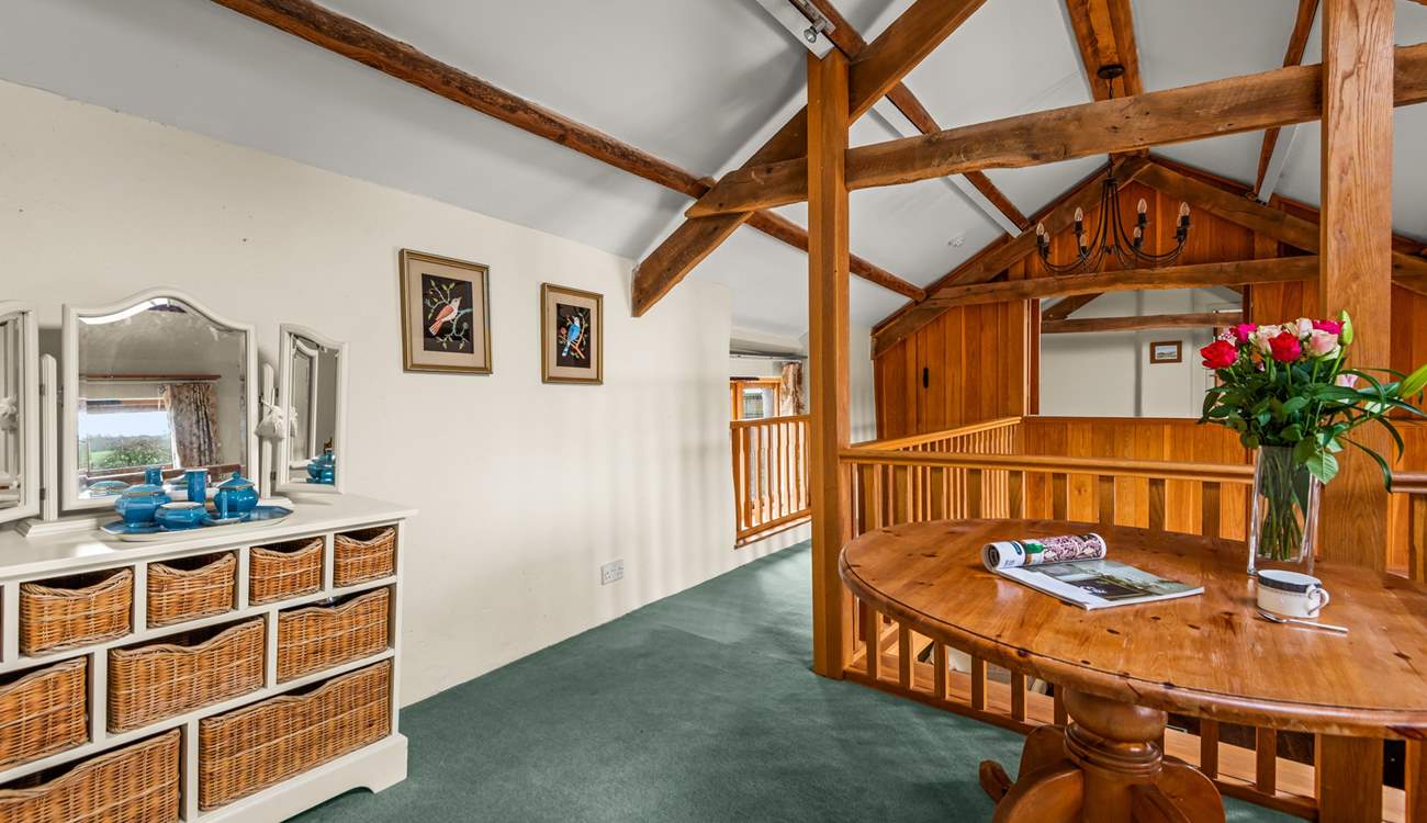 Bedroom 1 is accessed from the flight of stairs leading from the games-room.