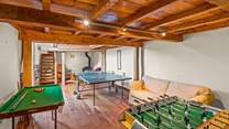 For the more active, this games-room is a great bonus.