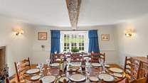 Plentiful seating for the whole party.