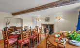 The dining-room also hosts a wood-burner for those chillier evenings. Dining in total comfort is essential. - Thumbnail Image