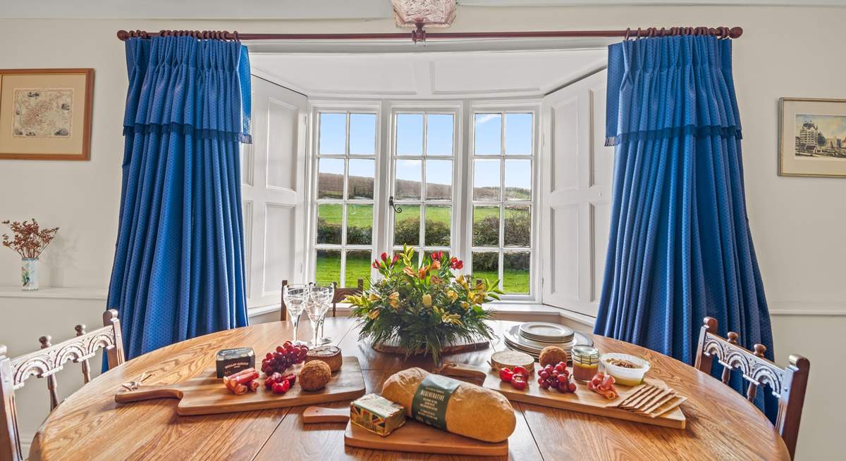 What a view to enjoy whilst eating any meal.