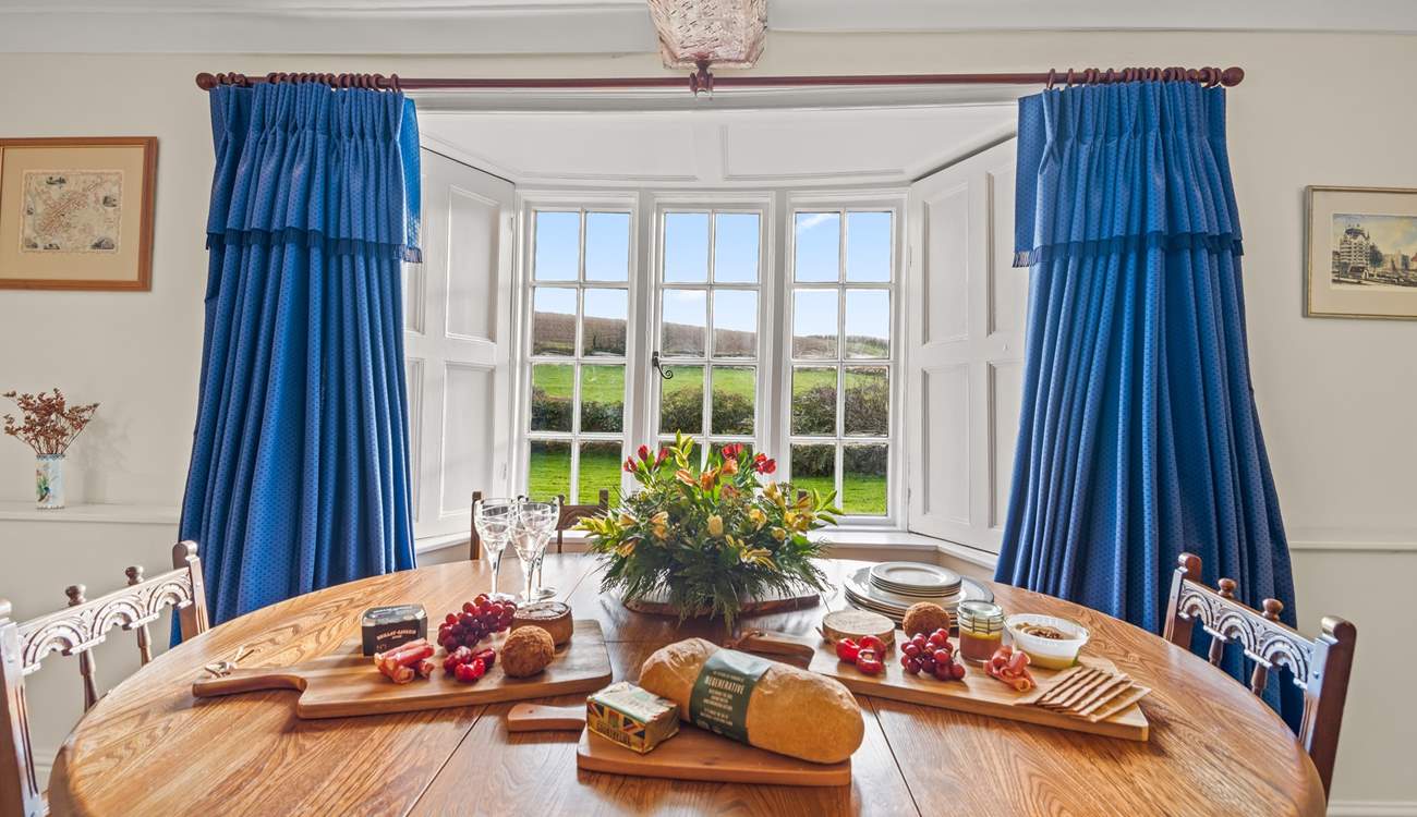 What a view to enjoy whilst eating any meal.